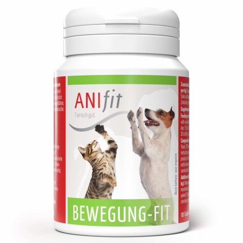 Hund Katze Nahrungsergänzungen Bewegung-Fit 80g 1 Stück -1- Anifit